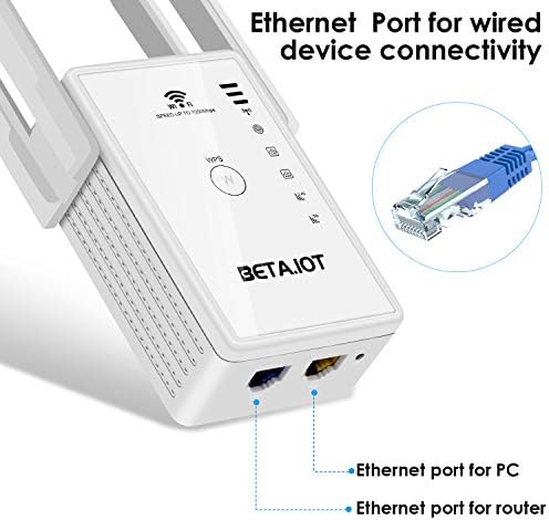 WiFi ekstender 1200mbps, WiFi Ekstenderi pojačivač signala za dom, pokriva do 3000 kvadratnih metara.ft