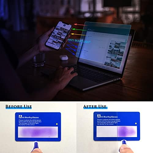 Ikammo 14 inčni zaslon za laptop Zaštićeni od stakla protiv plavog svjetla Zaštitnik za ekran
