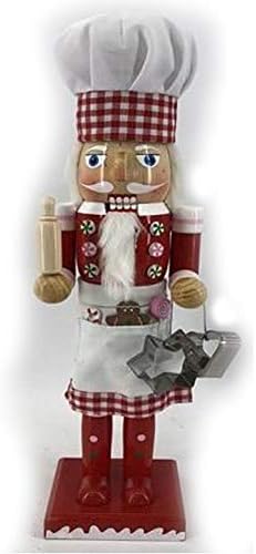 TX USA Corporation 14 Holiday Mantel Display učiteljica dama tema Božić Nutcracker figurica