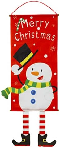 Božićni ukrasi božićni ukrasima od tkanine božićne zidne zastave zastava Božićna dekoracija može se objesiti ispred vrata ili zidnih ukrasa unutarnjim putničkim kućnim dekorima (