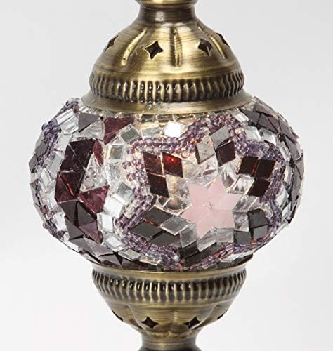 Mozaična lampa - Ručno rađene turske 4,5 globusi Mosaic Sconce lamska / zidna svetlost, zapanjujući