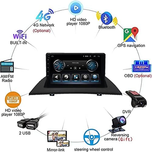 Android 10 Auto radio 2 din Video Multimedia Player za B-MW X3 E83 2004-2012 Bluetooth HD dodirni