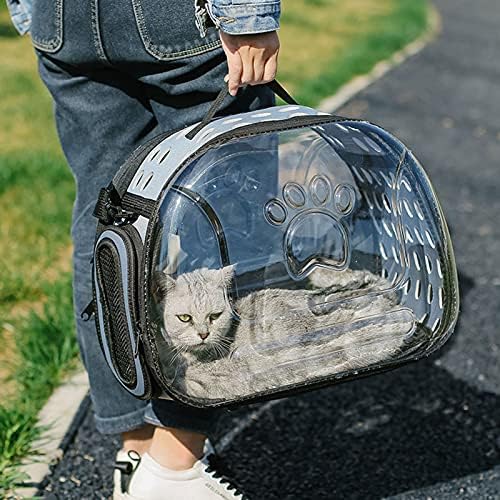 COMEONE pet pas Cat Puppy Carrier Space Capsule ranac jednobojna prozirna - torba za kapsule - inovativni