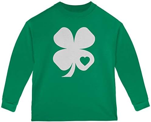 Stara slava St. Patricks Dan Shamrock Majica s dugim rukavima