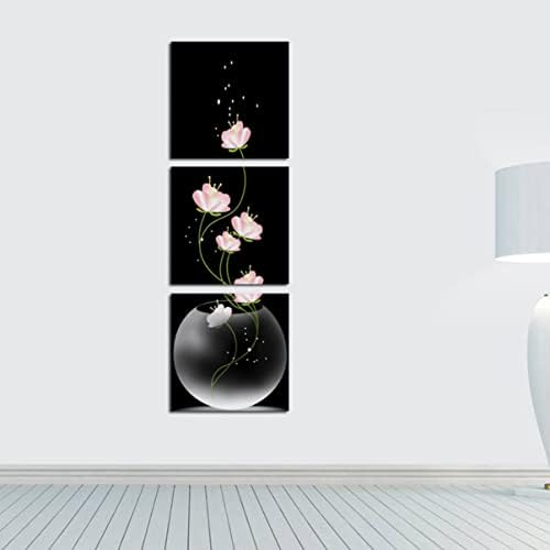 Veemoon home Decor home Decor home Decor 6 kom Flower Wall wall art painting flower canvas wall art floral wall