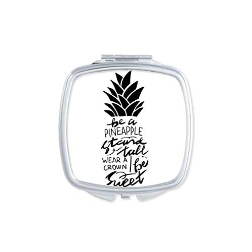 Be a Pinefruit Stand Tall Sweet Quote Mirror Portable Compact Pocket Makeup dvostrano staklo