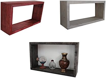 Drvena / drvena sjena zaslon - 9 x 4 - sivo sredstvo za pranje - rustikalna ukrasna popričana berba za berbu