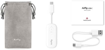 Twelve South Airfly USB-C | Bežični odašiljač sa dijeljenjem zvuka za do 2 zračne slušalice / bežične