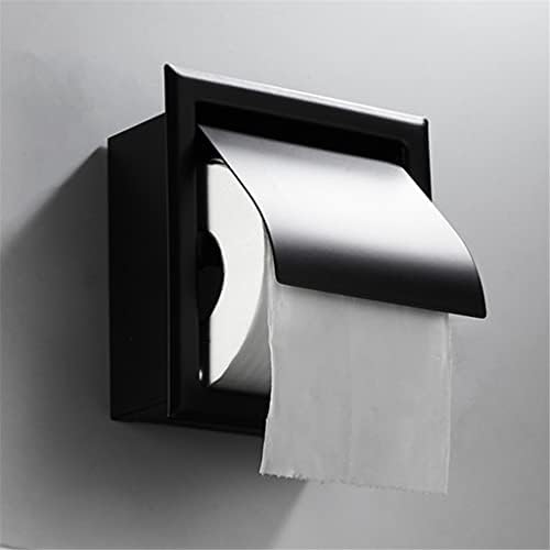 DOUBAO Ugradni držač toaletnog papira,kutija od nerđajućeg čelika sa dvostrukom rolom za kupatilo,zidni stalak za odlaganje papira