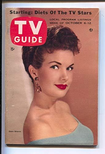 TV vodič 10 / 6 / 1956-Gale storm cover-Istočni Illinois-bez oznake-kopija štanda za Vijesti-TV istorija-VF