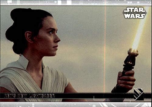 2020 Topps Star Wars uspon Skywalkera serija 2 # 99 Reyova Nova kartica za trgovanje svjetlosnim mačevima