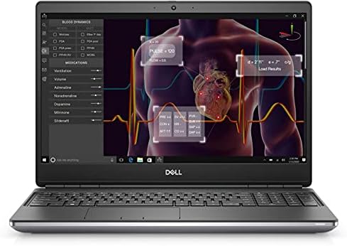 2020 DELL Precision 7550 Laptop 15.6 - Intel Core i9 10. Gen - I9-10885H - Osam jezgra 5.3GHz