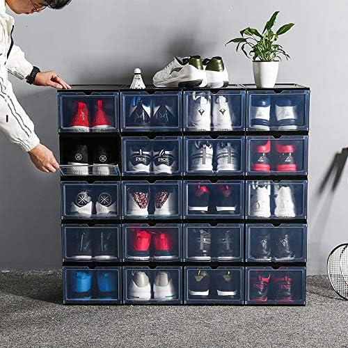 ZRSJ vodootporna plastična kutija za obuću, prozirna kutija za odlaganje, tip za ladicu visoko peta cipela kutija