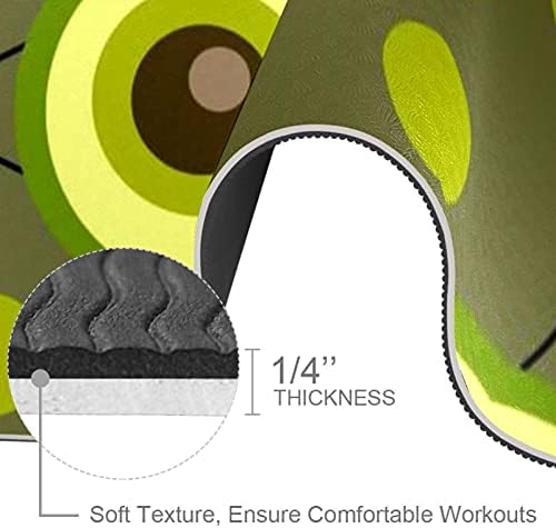 Siebzeh avokado uzorak Premium debeli Yoga Mat Eco Friendly gumeni zdravlje & amp; fitnes neklizajuća
