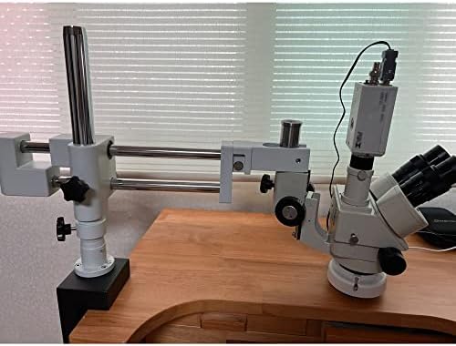 ZLXDP univerzalna laboratorija sa dvostrukom bumom industrijski zum Trinokularni Stereo mikroskopski stalak držač držača nosača 76mm mikroskopski Pribor
