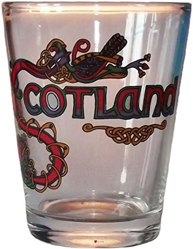 Škotski Poklon Shot Glass Highland Celtic Škotska Dizajn Poklon Shot Glass