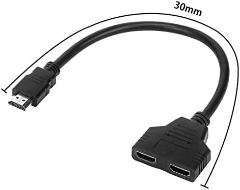 Meke korice HDMI razdjelni adapter HDMI muški 1080p do dual HDMI ženski 1 do 2 puta HDMI razdjelni adapter za