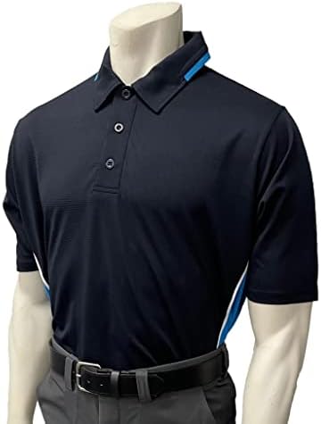 Smitty | Bbs-345 | Premium Body Flex NCAA softball majica s kratkim rukavima | Plava mornarica bijela | Kolegirani službeni stil