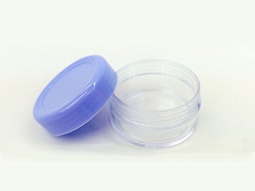 Beauticom® 4 komada lavande Baby Blue Clear Plastična šminka za kožu krem ​​za kozmetike 10ml / 10g