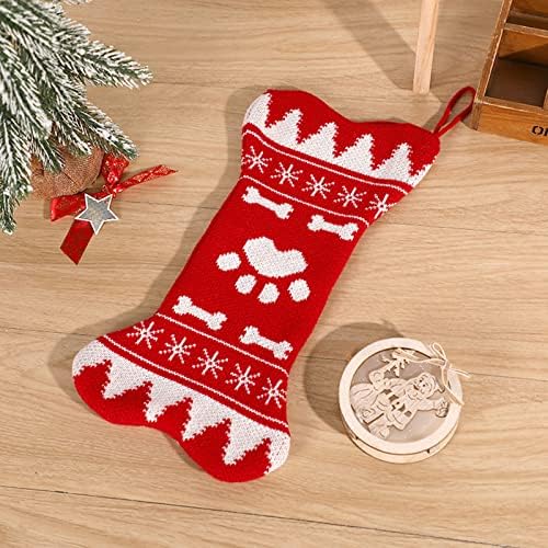 Kameni kišni lanci Božićne čarape Veliki Xmas Čarape Dekoracije Karakter za obiteljsko odmaralište Božić viseći