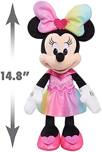 Disney Junior Minnie Mouse Sparkle i Sing Minnie Mouse, 13 inčni funkcija pliš sa svjetla i
