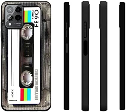 Mebamy kompatibilan sa T-Mobile Revvl 6 Pro 5G kaseta, vintage Music Tape Mix Cool 80s 90s Classic Retro grafički za muškarce za žene, tanka meka silikonska moda