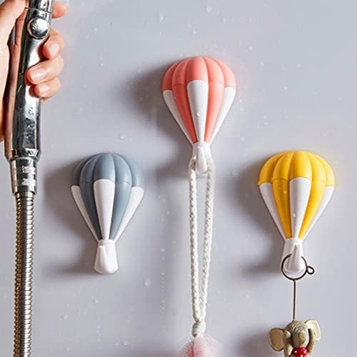 Kuke za štapiće 6pcs crtani tople zrak balonski oblik kuke za snažno prijanjanje Nema probijanja