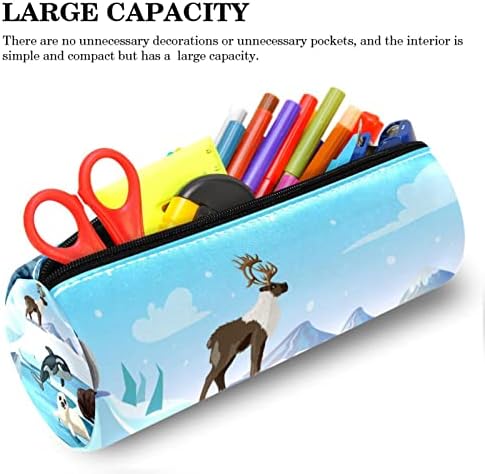 Guerotkr Case, torbica za olovke, kutija za olovke, estetska olovka za olovku, kitov delfin jelen