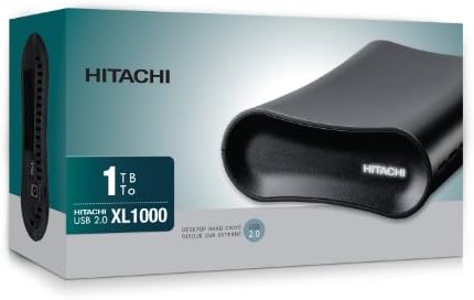 HGST XL1000 Desk 1TB USB 2.0 eksterni čvrsti disk, Crni