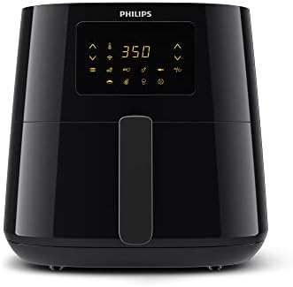 PHILIPS Essential Connected XL digitalni aparat za vazduh kapaciteta 2.65 lb/6.2 L sa tehnologijom Rapid Air, Wi-Fi povezan, Alexa kompatibilan, Crni-HD9280 / 91, kompaktan
