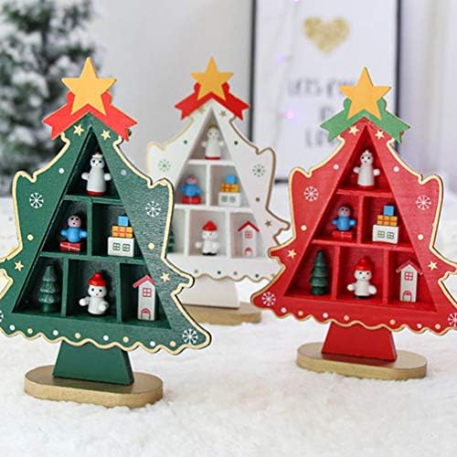 Dekor Dekor Dekor Dekor Drveni božićno stablo Božićna igračka postavila dekor na desktopu za dekor