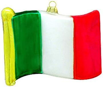 Mypartyshirt Italija Zastava Stakleni Ukras