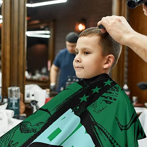 Grunge T-Rex Inosaur Kids Frizura Frizerski salon pregača s podesivim poklopcem za rezanje kose