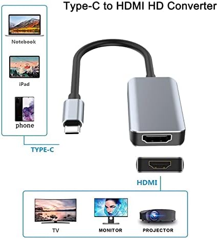 TIP-C HDMI HD adapter HUB Portovi Portovi 4K HDMI za mobilni telefon IOS MAC-Book Pro i još mnogo toga