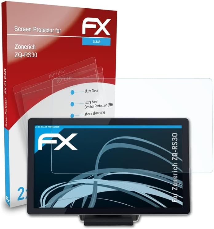 Atfolix Zaštitni film kompatibilan sa Zonerichom ZQ-RS30 zaštitnikom zaslona, ​​ultra-Clear FX zaštitni film