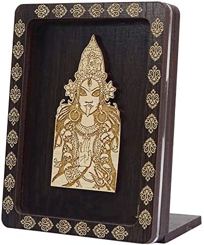 Indianbeautifulart Dekorativna Boginja Maa Kali Drveni Okvir Kancelarijski Sto Dekor Auto Instrument