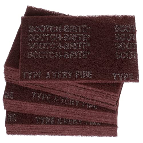 3m 07447 Scotch-brite Maroon Opći ručni jastuk, 20 paketa i Scotch-Brite Roloc Površinski klima