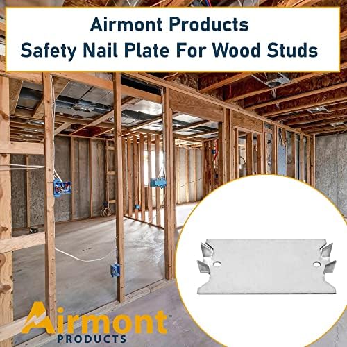 Airmont Proizvodi AP-12061, Sigurnosna ploča za nokte za drvene čelične čelične mašine, 1,5 x 2,5 inča, štiti