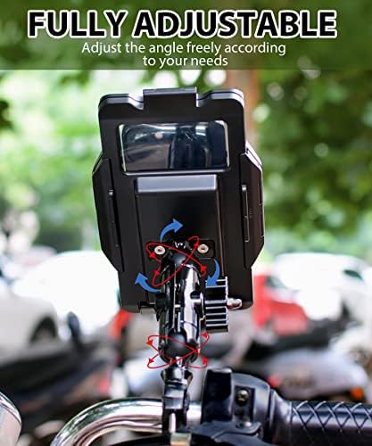 GUB nosač za telefon za motocikle, metalni vodootporni nosač za držač telefona za bicikle, potpuno Podesiva