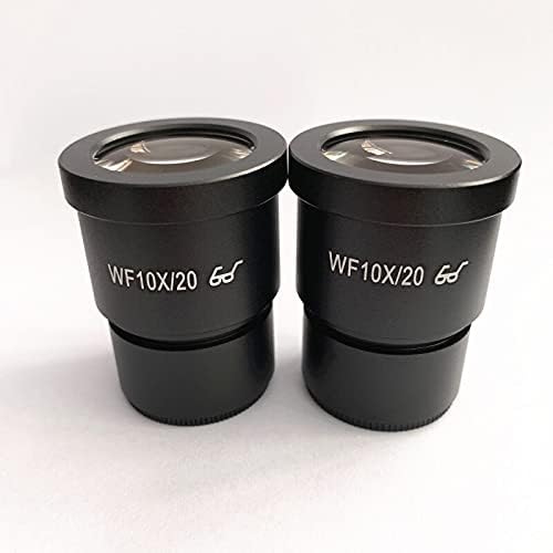 KXAKAX 2 kom okular širokog polja WF10X 20mm mikroskop širokougaoni okular 30mm interfejs za montažu okular