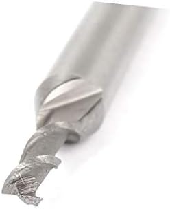 X-DREE 3mm rezni prečnik 2 spiralne Flaute alat za rezač ravne bušaće rupe HSS-AL End Mill (3mm rezni