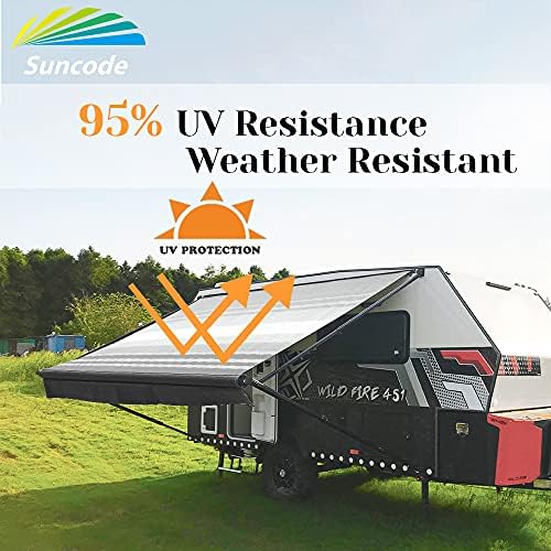 Suncode RV tenda zamjena tkanine Waterpoof zaslon za sunčanje univerzalni Fit Camper Tenda zamjena