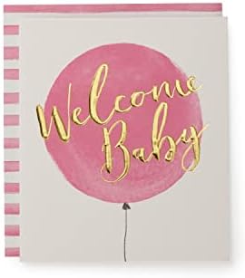 Kindred Nova kartica za djevojčice za roditelje sa kovertom-dizajn ružičastog balona, iz studija