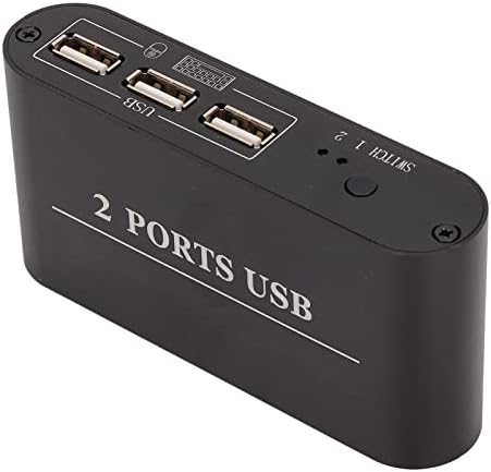 PUSOKEI 4K 30Hz USB KVM prekidač, HD multimedijalni interfejs KVM Prekidač za PC laptop računare,