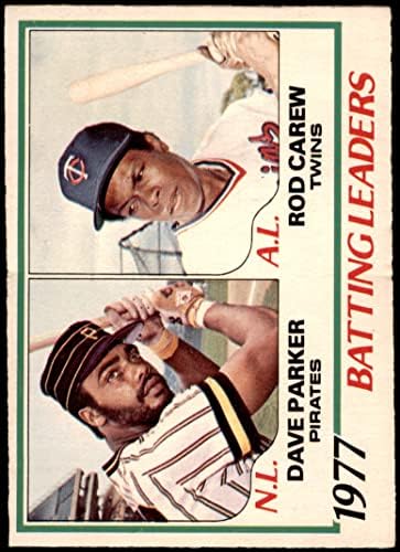 1978 O-pee-chee 1 lideri za bacanje Dave Parker / šipka Cansas City Royals / Cubs VG / Ex Royals