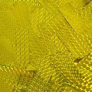 Ultimate Confetti hologram Gold Metallic Confetti-lasersko ispisano-sporo padajuće - Izvrsno za zabave,