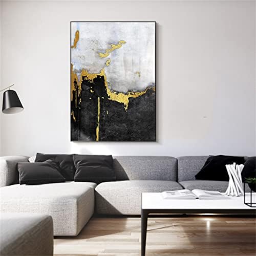 FZZDP umjetničko slikarstvo sa zlatnim zidom apstraktno slikarstvo sa zlatnom folijom ručno rađena