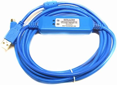 EZSYNC USB programski kabel za MITSUBISHI MELSEC FX serije PLC-a, USB u RS422, FX-USB-AW kompatibilan, EZSync505