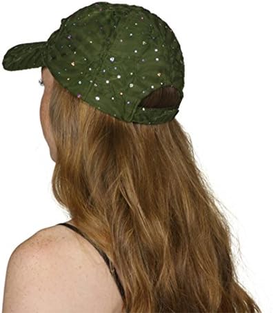 Gornja kapa za glavu ženska bejzbol kapa sa šljokicama