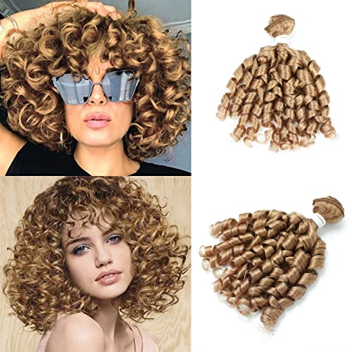 REMY HAIR Brazilski snopovi ljudske kose 1 Paket Spiral Curl ljudska kosa kratka kovrčava tkana ljudska